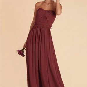 Birdy Grey “Grace” convertible dress - rosewood chiffon